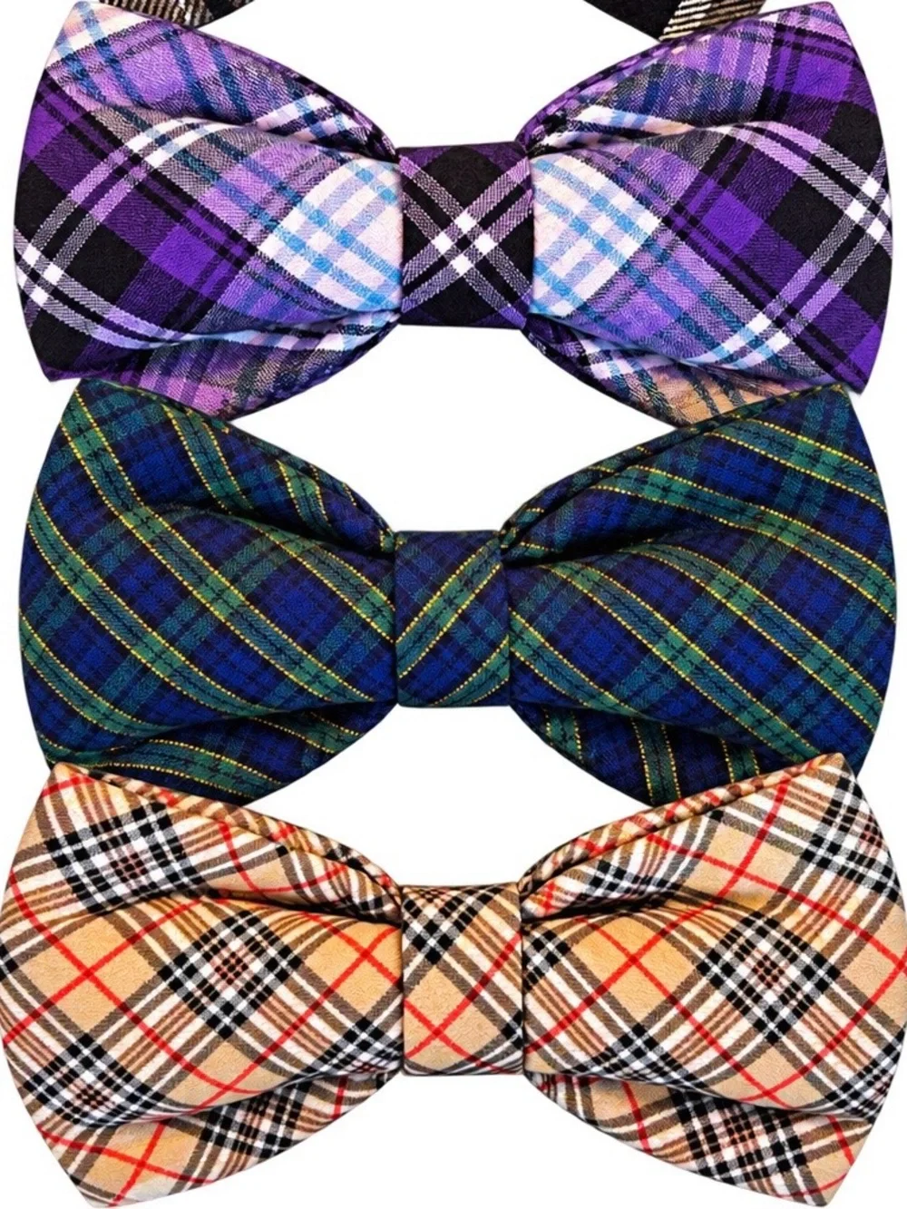 Brand new (no Tag) Dog Bow Tie - Sz Med (3) different pattern Choices